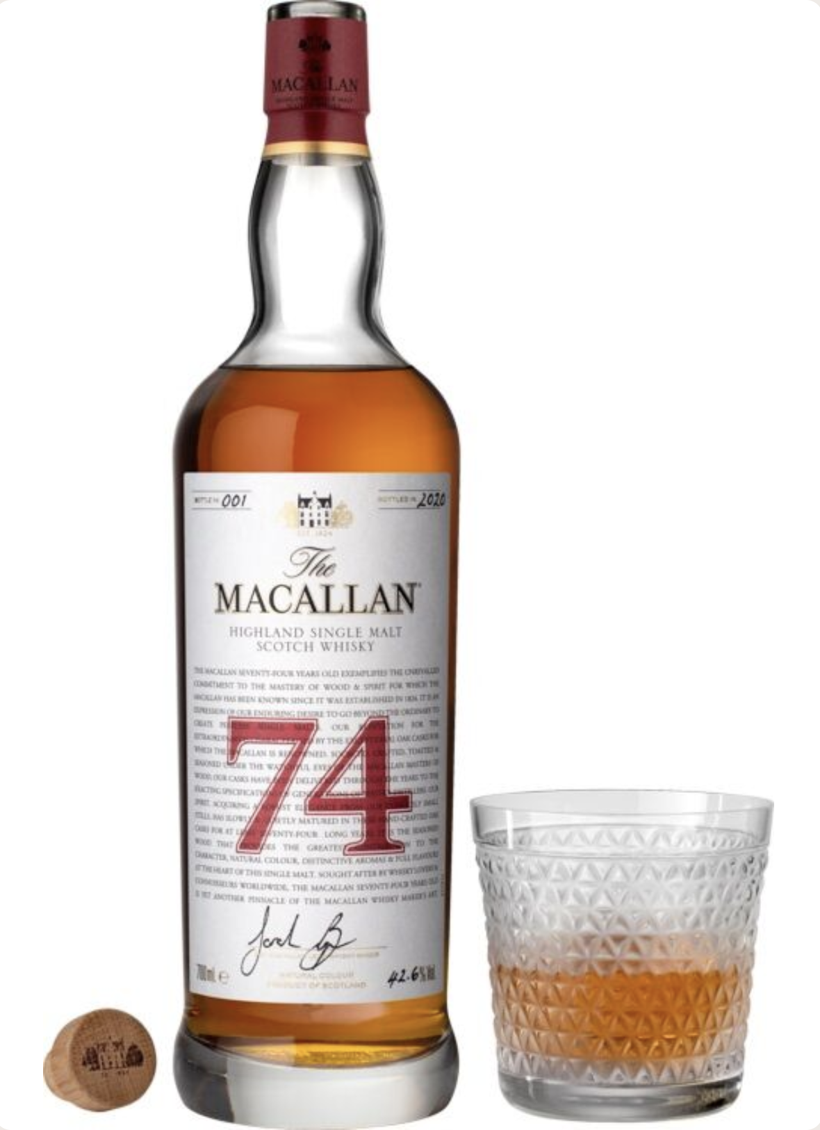 The Macallan - The Red Collection Highland Single Malt Scotch 74 year old Whisky