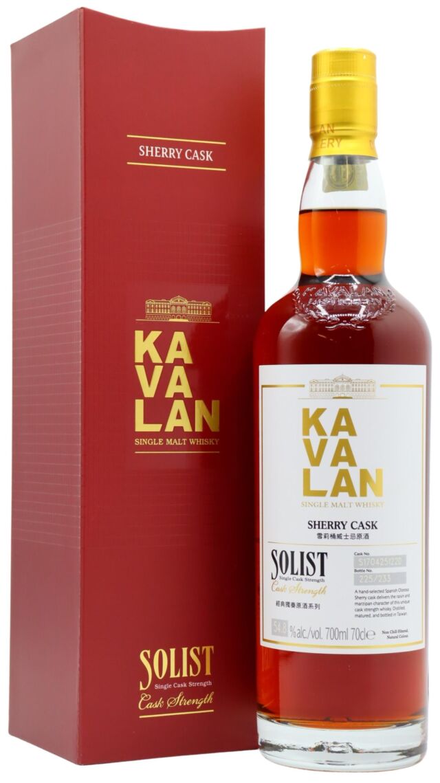 Kavalan – Solist Sherry Single Cask #122D Whisky