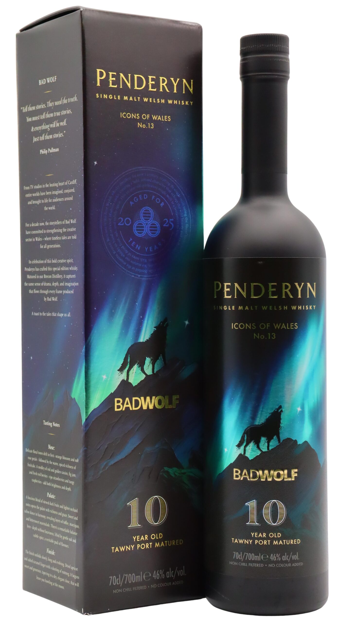 Penderyn – Icons Of Wales #13 – Bad Wolf Single Malt Welsh 10 year old Whisky
